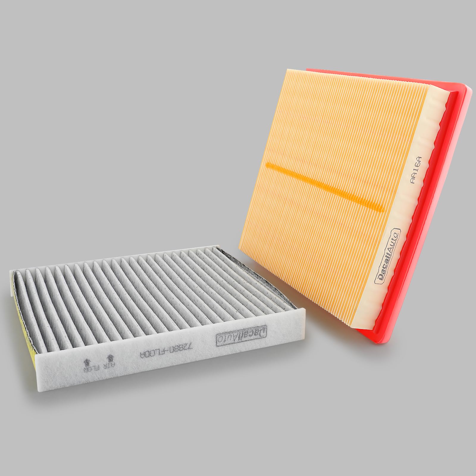 Dacall easy-to-replace filter set with no tools required.