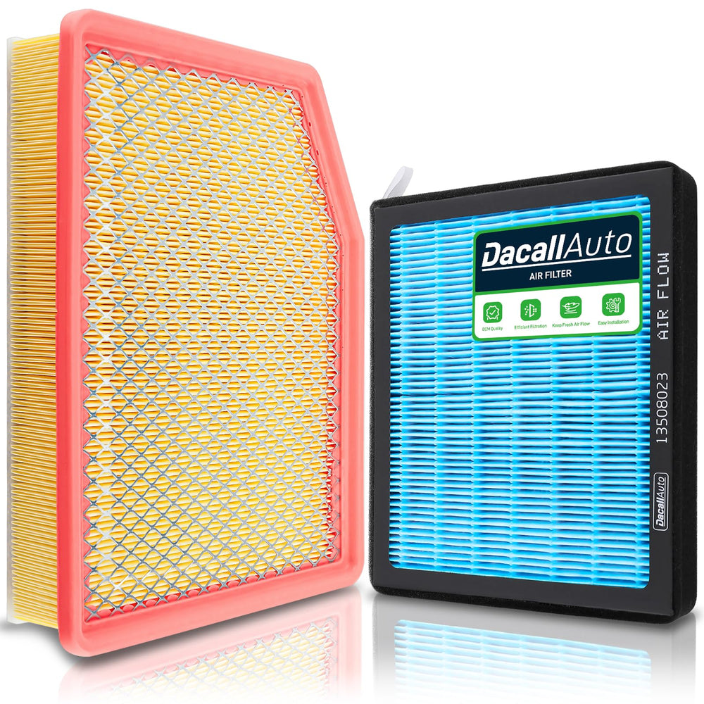 Dacall engine and cabin filter set for Sierra 1500, ready for installation and odor control