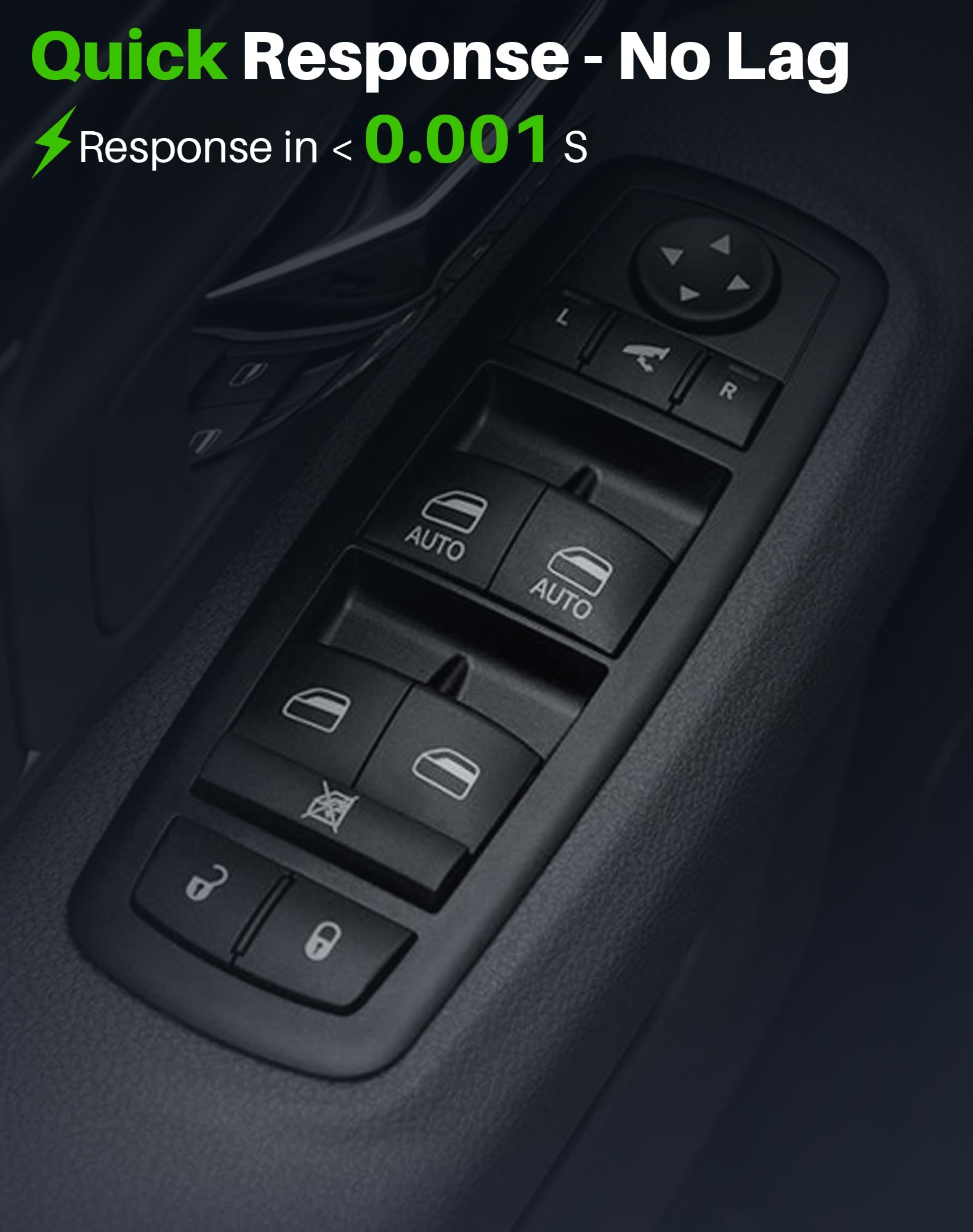 Dacall front window control buttons offering auto up/down