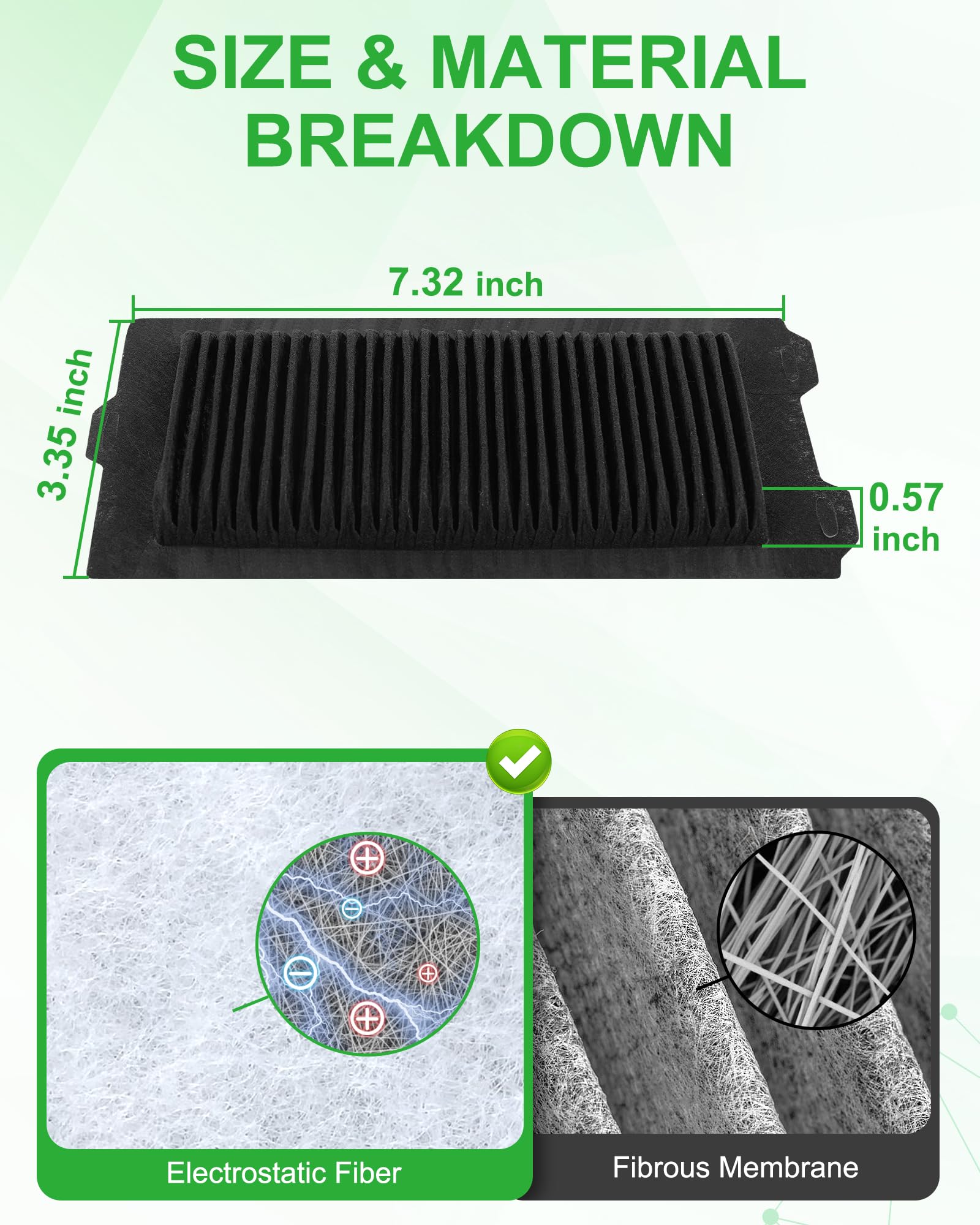 Dacall HV battery filter with G92DJ-47020 compatibility label for Toyota Highlander Hybrid.