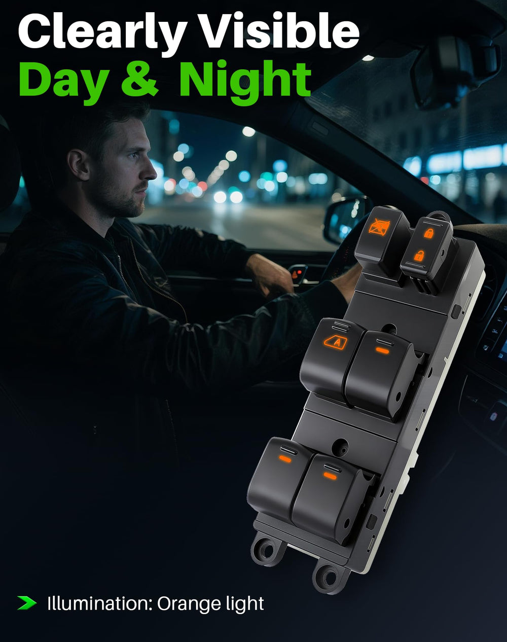 Dacall switch in packaging indicating easy fitment and replacement