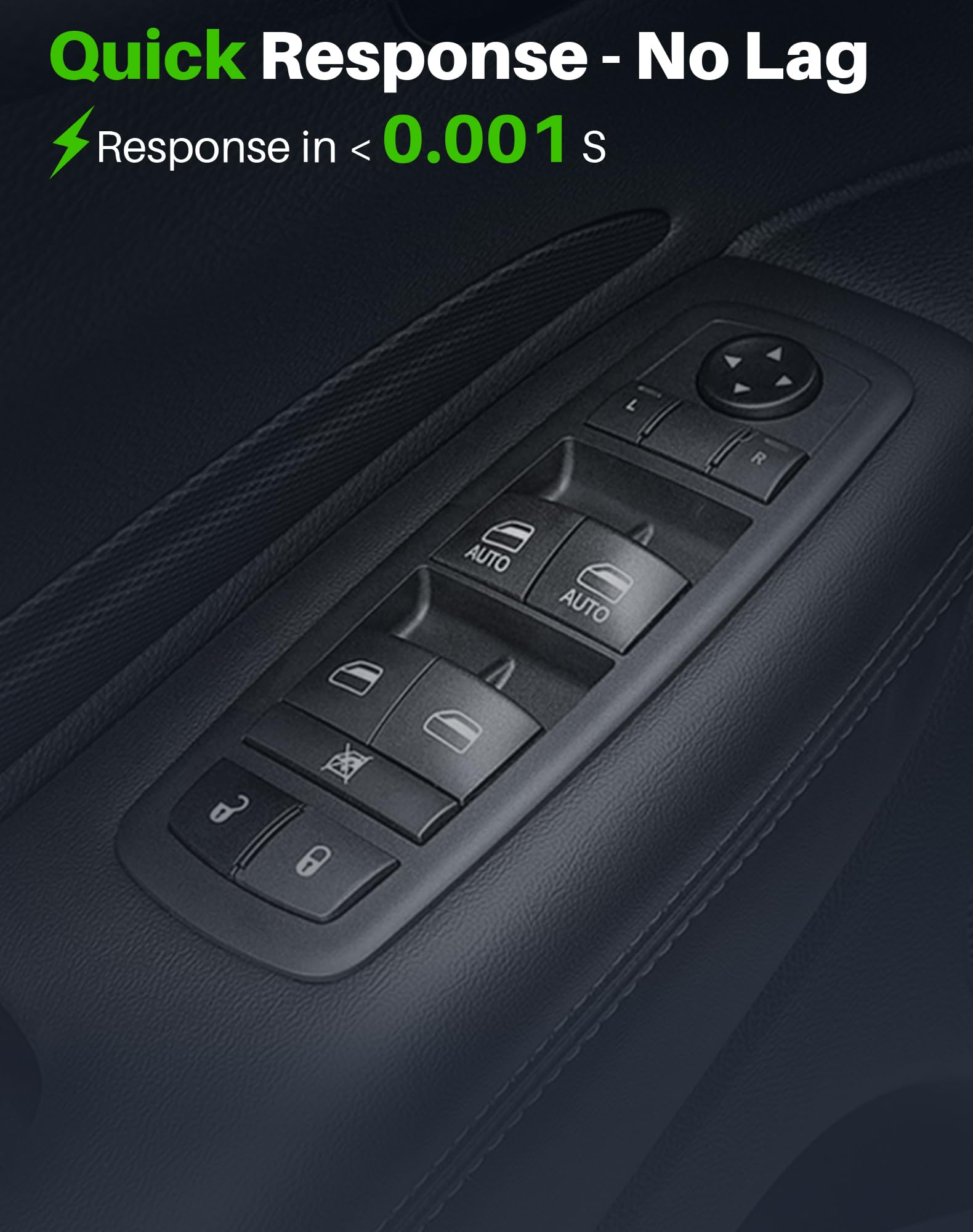 Dacall Master window control buttons illustrate easy operation and auto-up/down support.