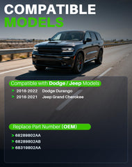Dacall Master window switch for Jeep Grand Cherokee front left enables quick mirror and window adjustments.