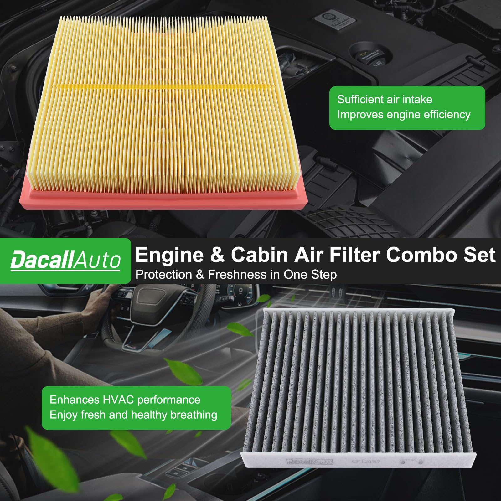 Dacall precision-cut edges ensure OEM-fit for Subaru cabins