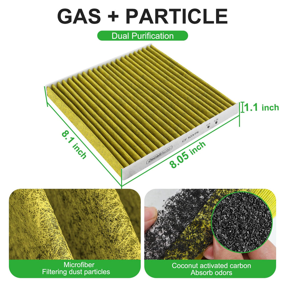 Dacall Tacoma engine filter pack guarantees strong filtration and easy replacement.
