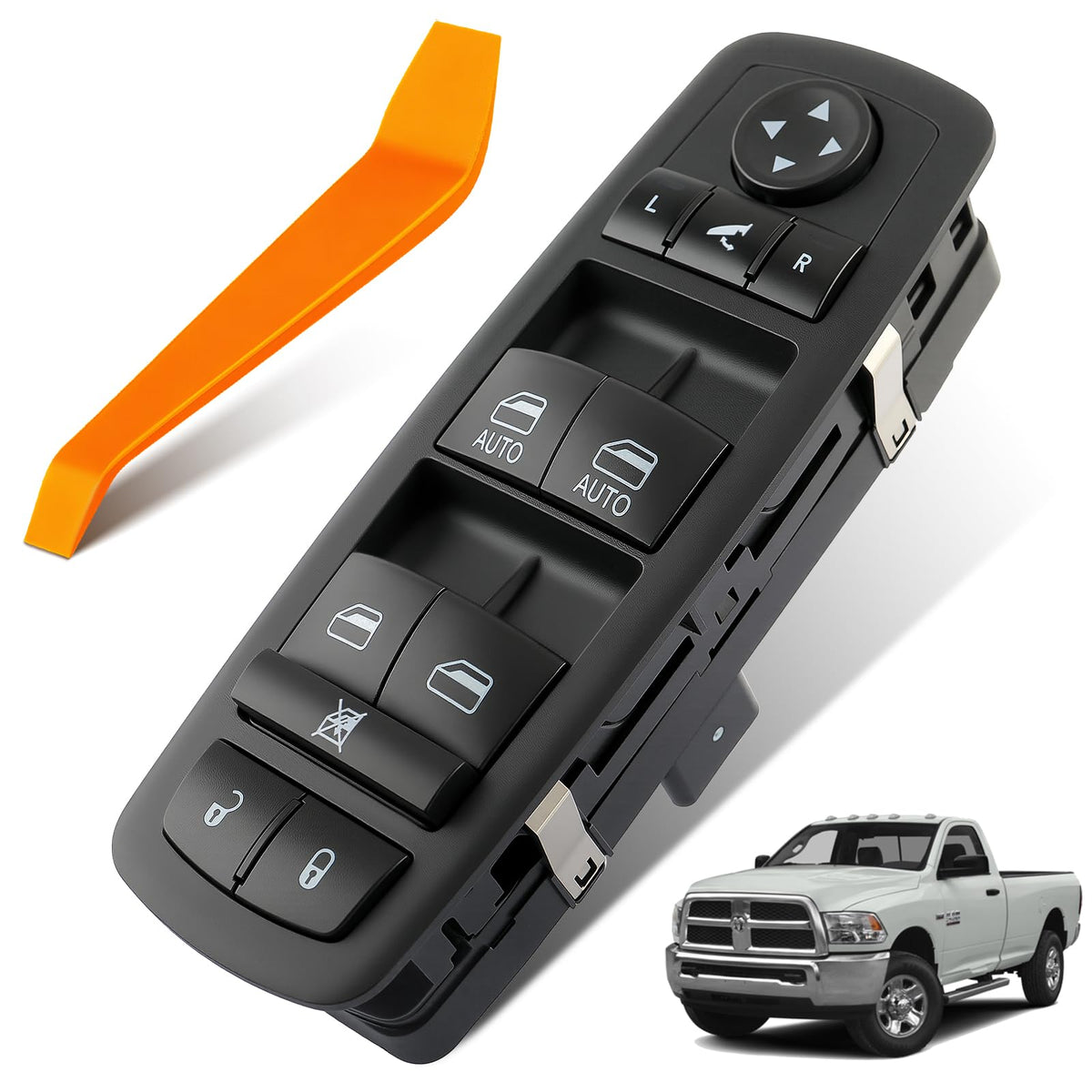 Dacall window switch for Chrysler Town & Country front driver-side with OEM-like fit