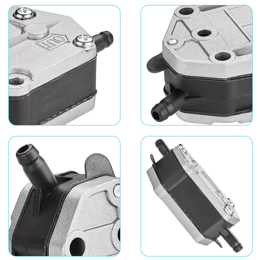 DAFGSEA Yamaha outboard fuel pump installation guide image highlights straightforward mounting