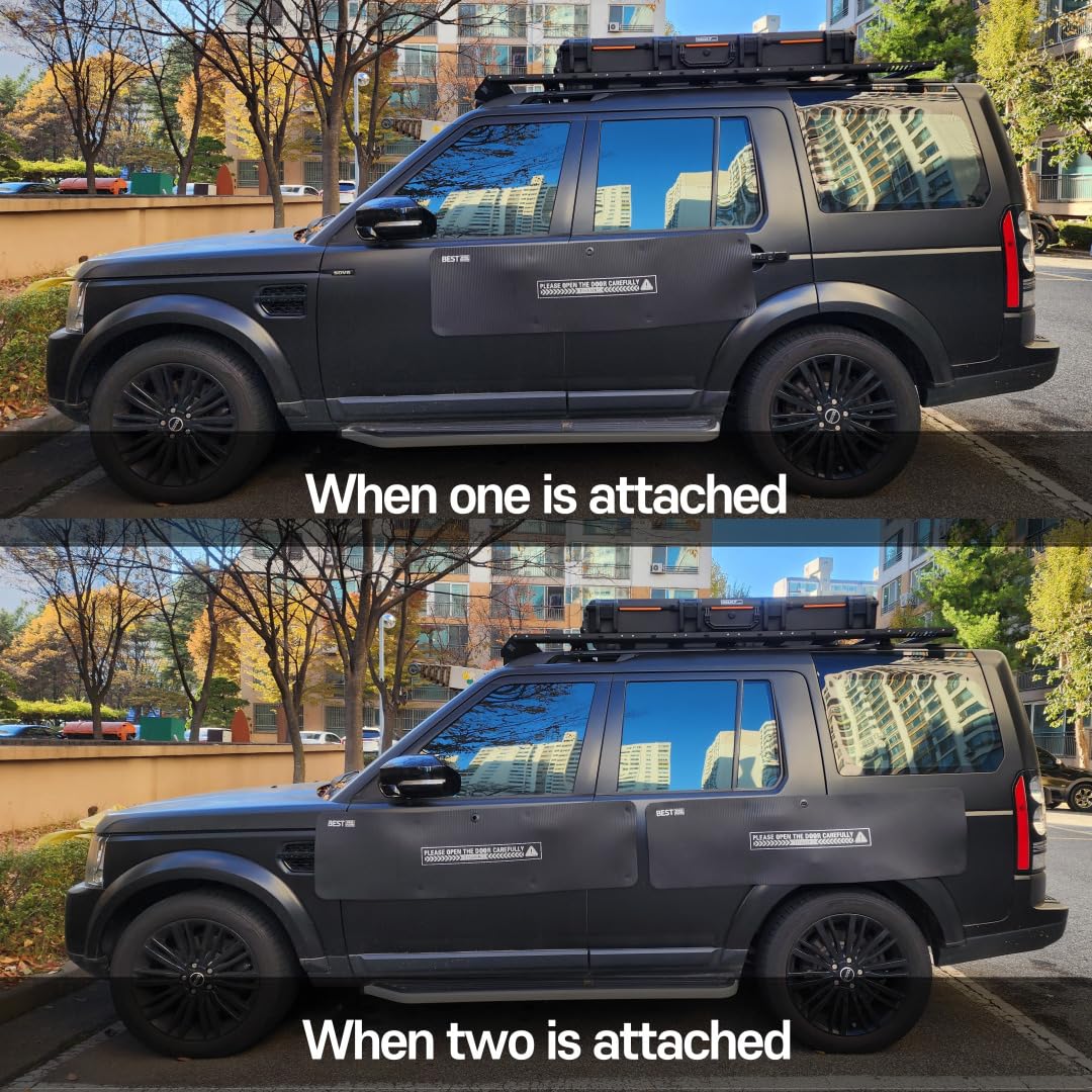 DAHINRAUM BestDoorGuard rolled for compact storage in trunk or rear seat