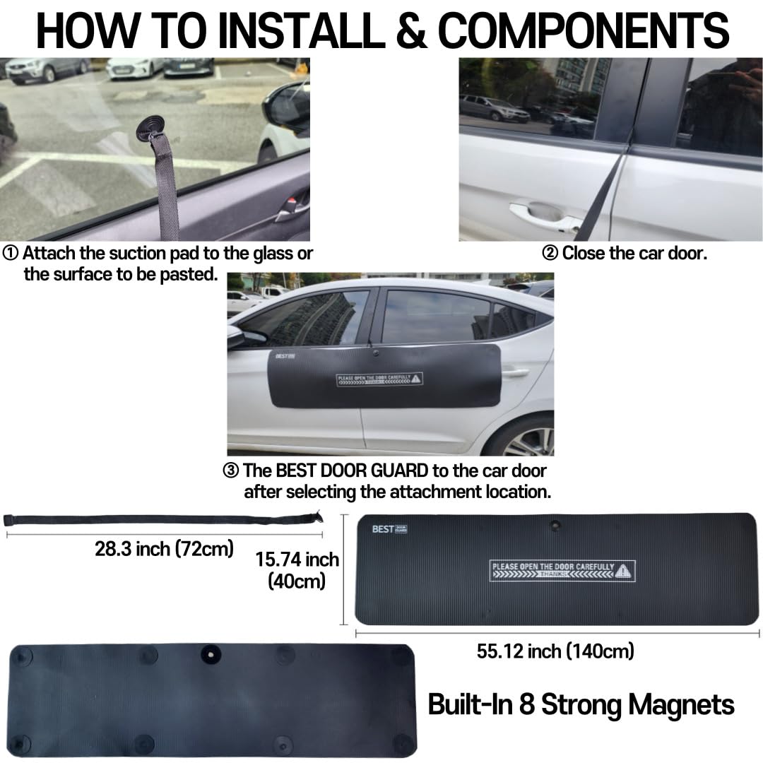 DAHINRAUM BestDoorGuard ensures clean surface for secure magnet adhesion