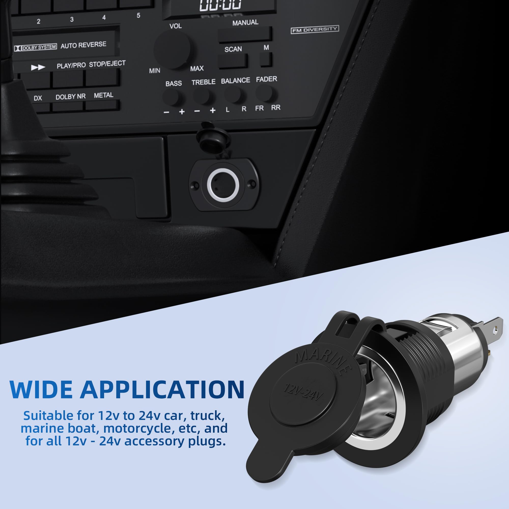 DaierTek compact mounting panel enabling clean installation
