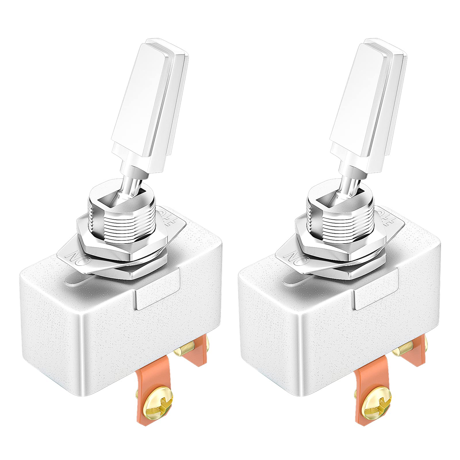 DaierTek heavy duty 50A toggle switch with chrome finish for reliable automotive lighting control.