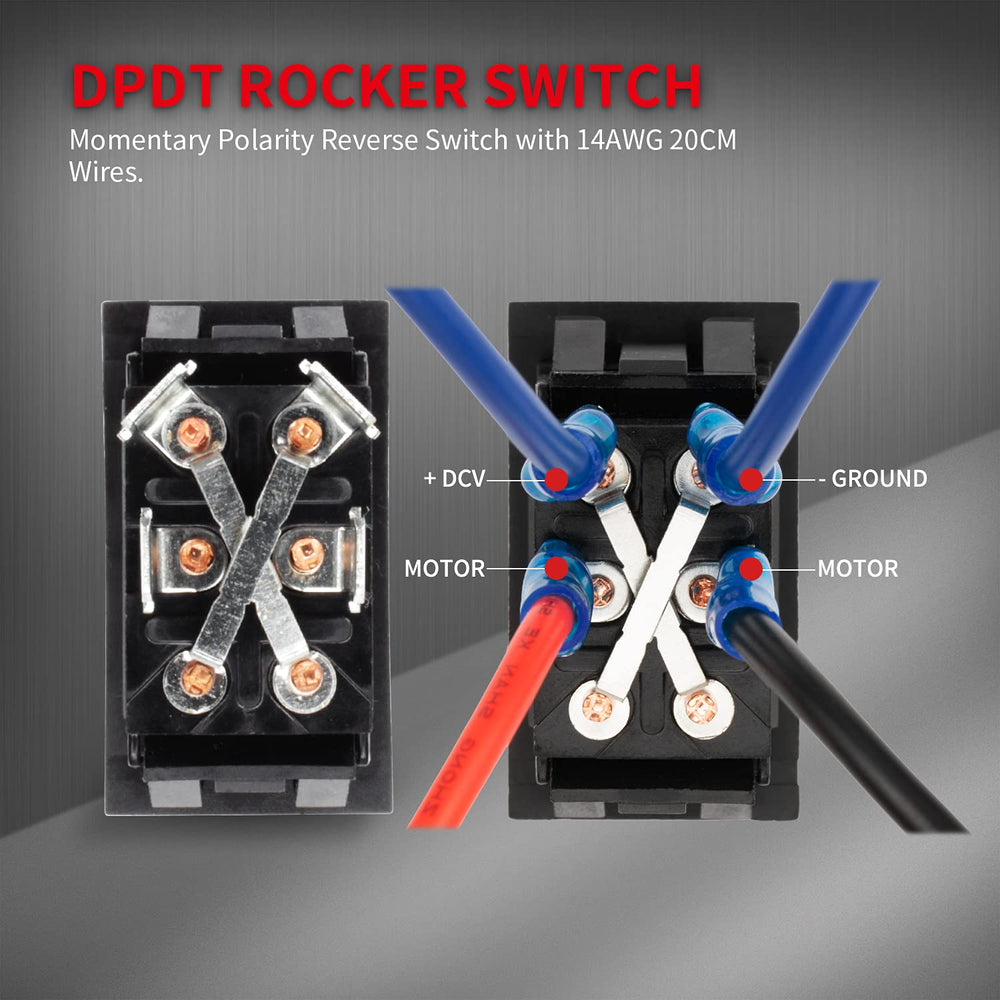 DaierTek included 14 AWG wires and connectors for easy setup.
