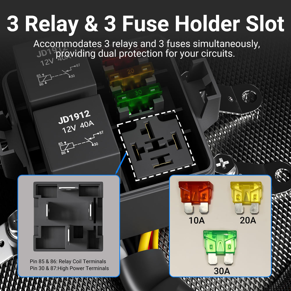 DaierTek pre-wired box with color-coded wires speeds installation and identification