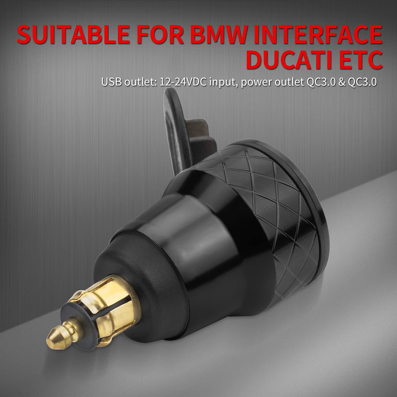 DaierTek quick-charge-3-0-ports for BMW, Triumph, Ducati bikes deliver fast power.