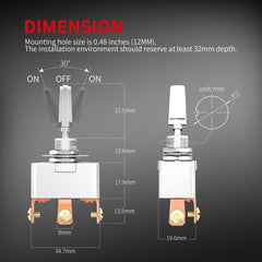 DaierTek SPDT 3 pin terminals enabling quick secure connections
