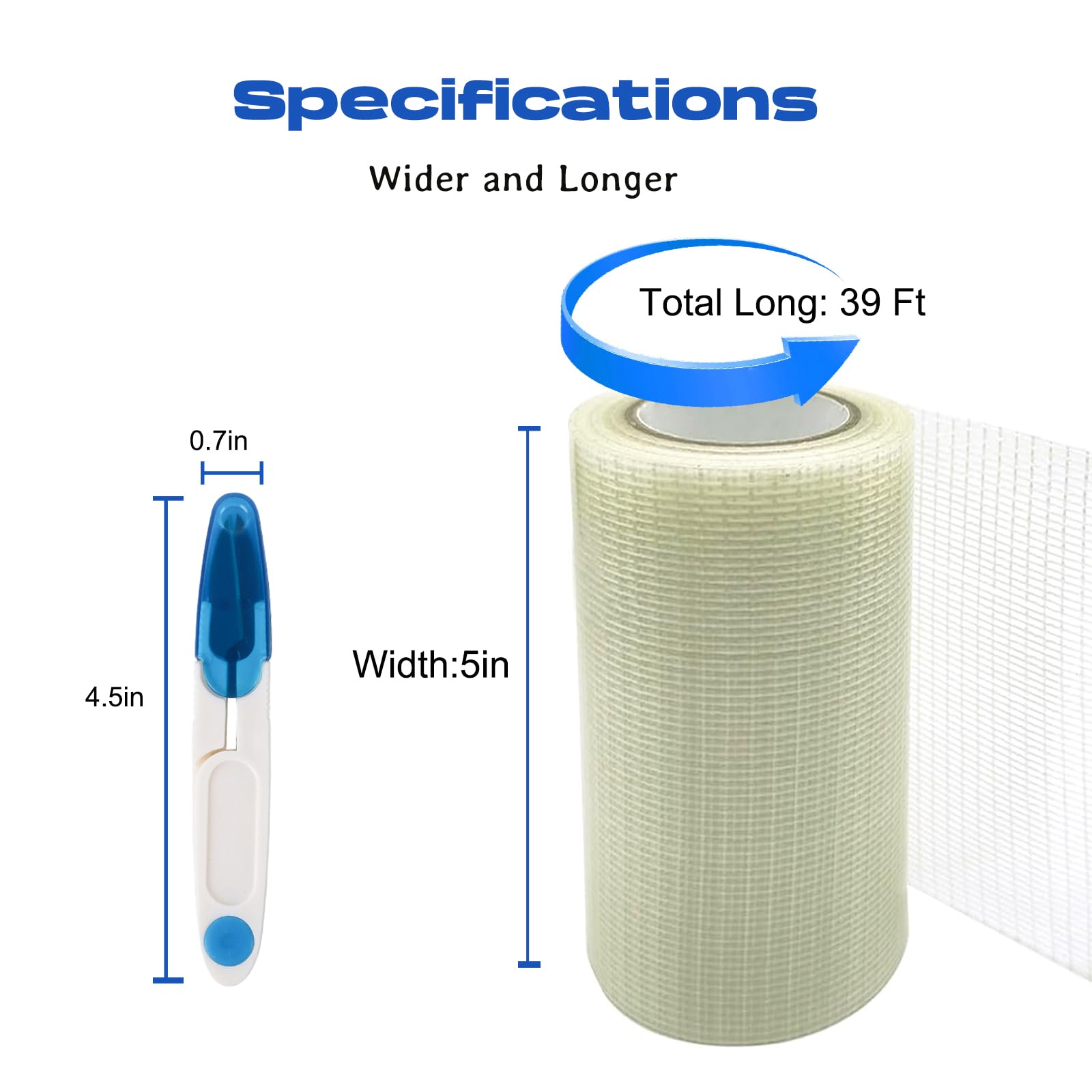 Daiphelim clear reinforced fiberglass tape patch on outdoor fabric