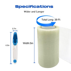 Daiphelim clear reinforced fiberglass tape patch on outdoor fabric