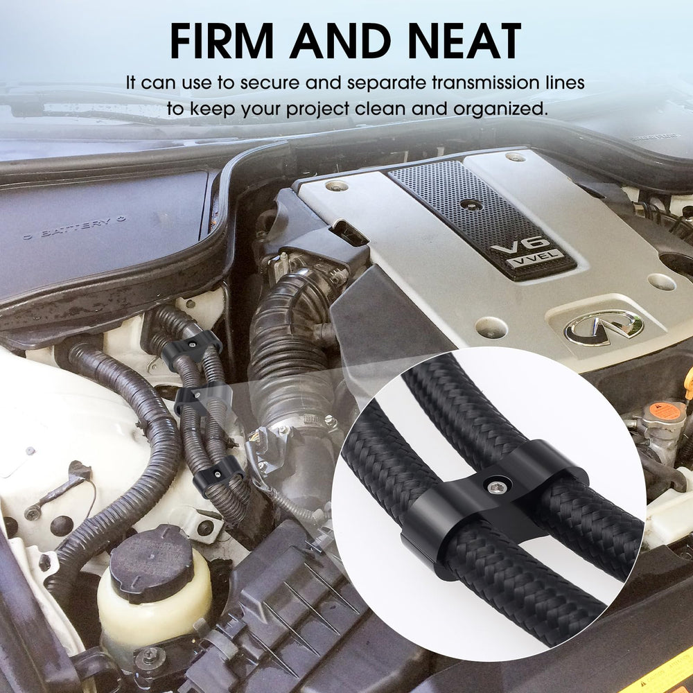 DaisyInner aluminum 6AN clamp improves reliability for fuel, oil, brake, gas and water lines