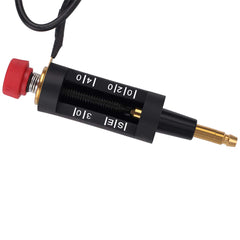 Dalom spark plug tester scale readout shows resistance values clearly