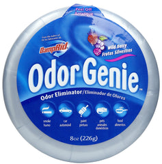 DampRid Odor Genie Wrapped with Wild Berry scent, six-pack, freshens cars and bathrooms
