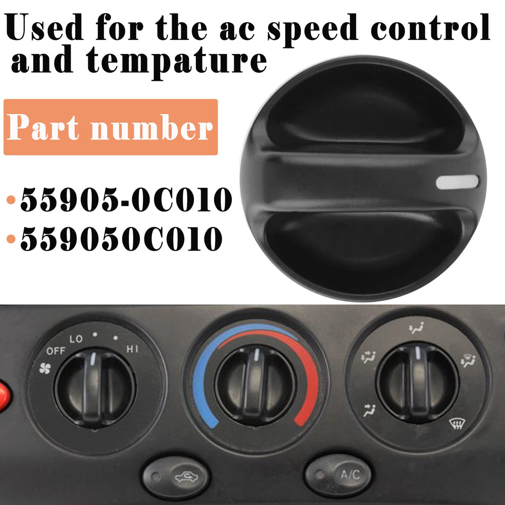 Danbojit tundra control knob on dashboard, ready to restore climate control.