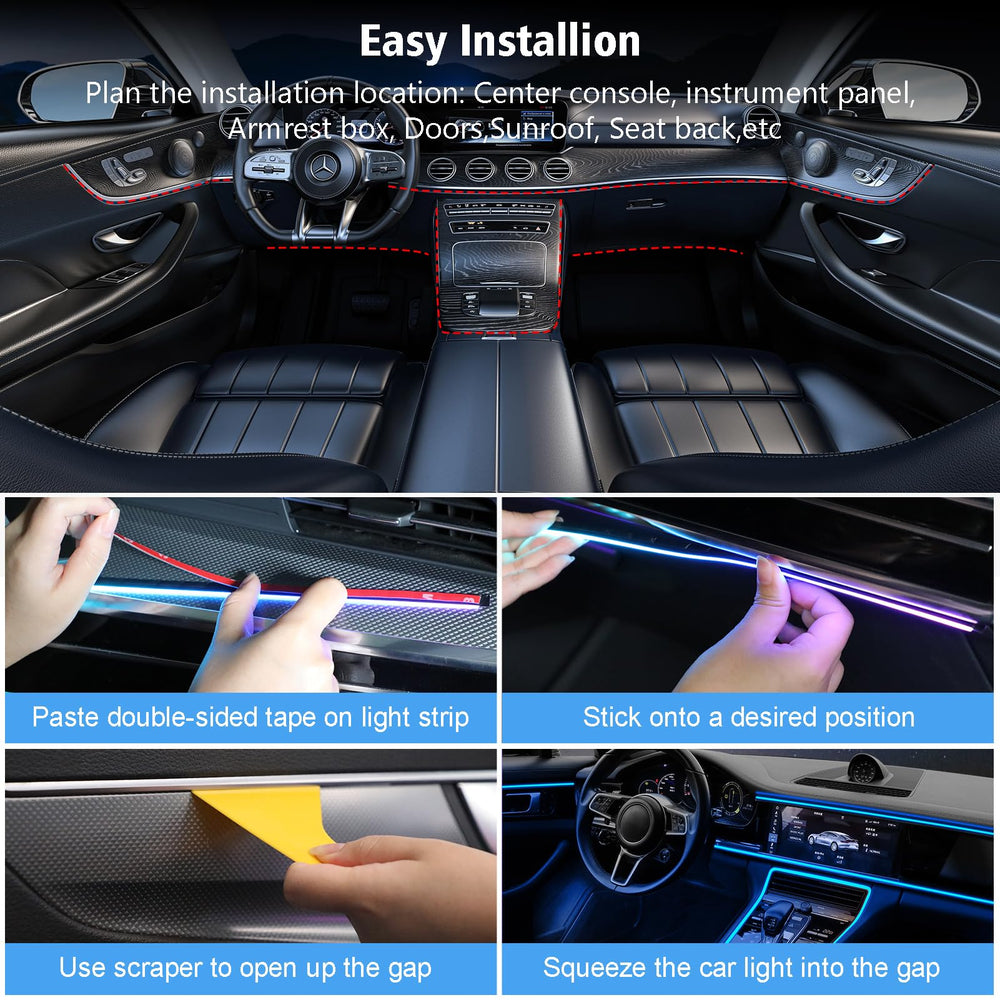 Danhh ambient glow enhances night drives with customizable color moods