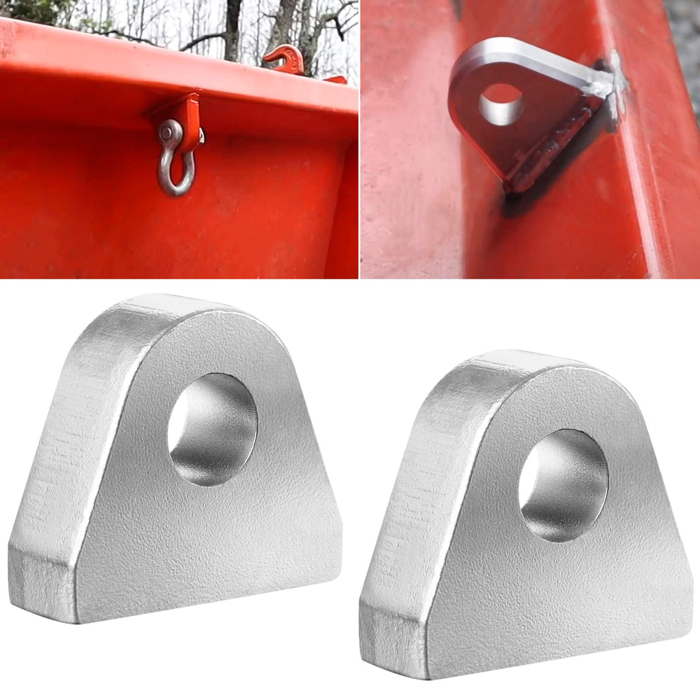 Danti mount with beveled edge base increases weld strength.