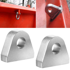 Danti mount with beveled edge base increases weld strength.