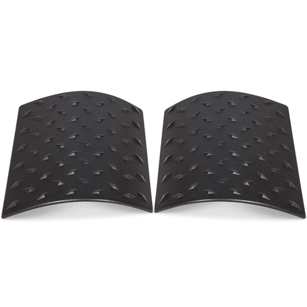 Danti black cowl guards on Jeep Wrangler JK front left protect paint on rugged trails
