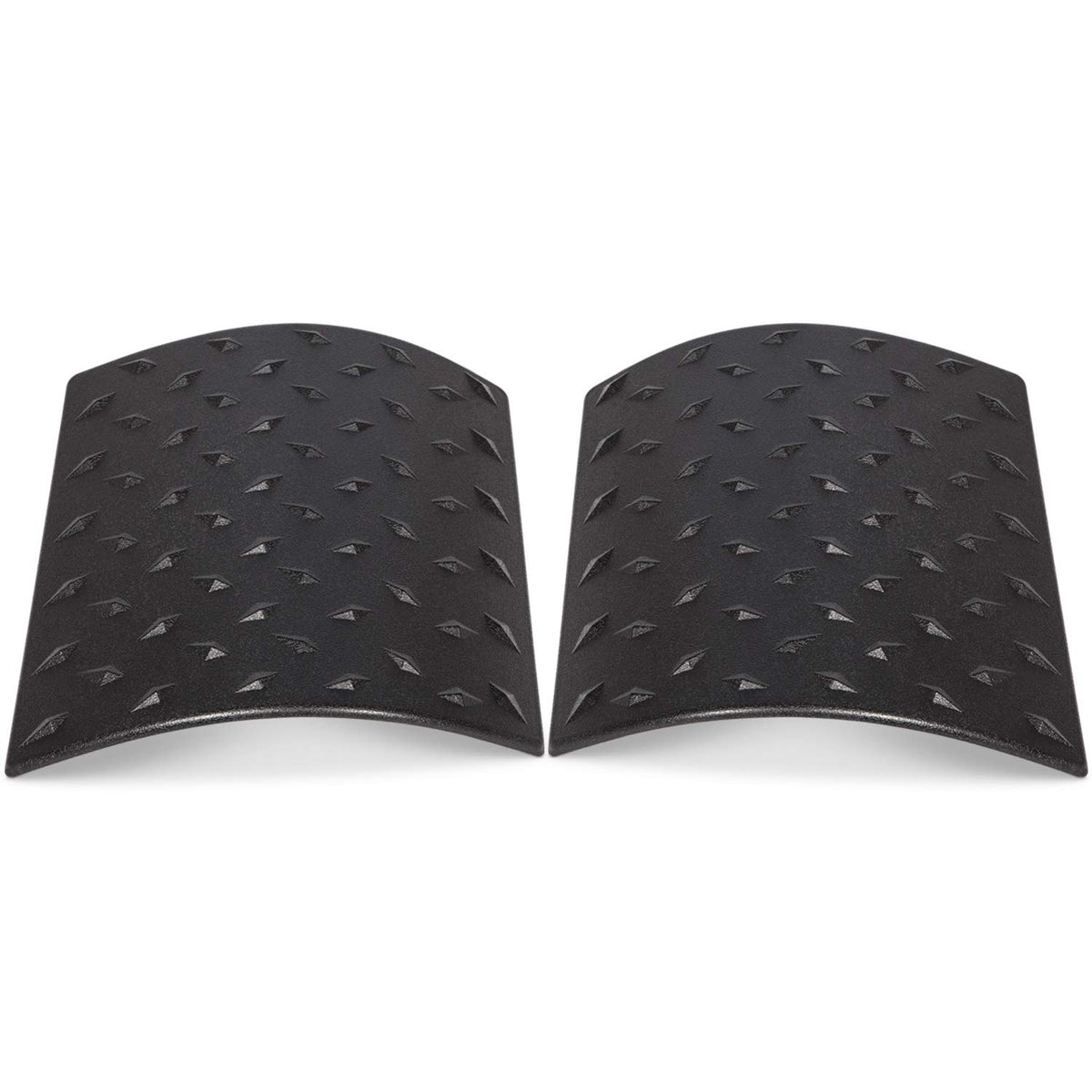 Danti black cowl guards on Jeep Wrangler JK front left protect paint on rugged trails