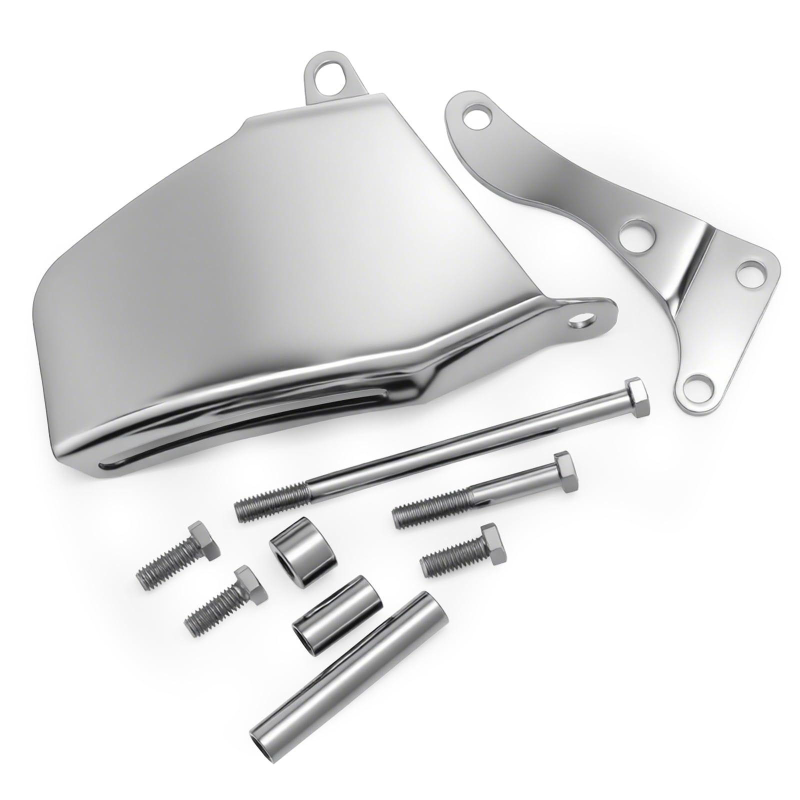 Daola888 long water pump bracket in black securing reliable alternator mounting.