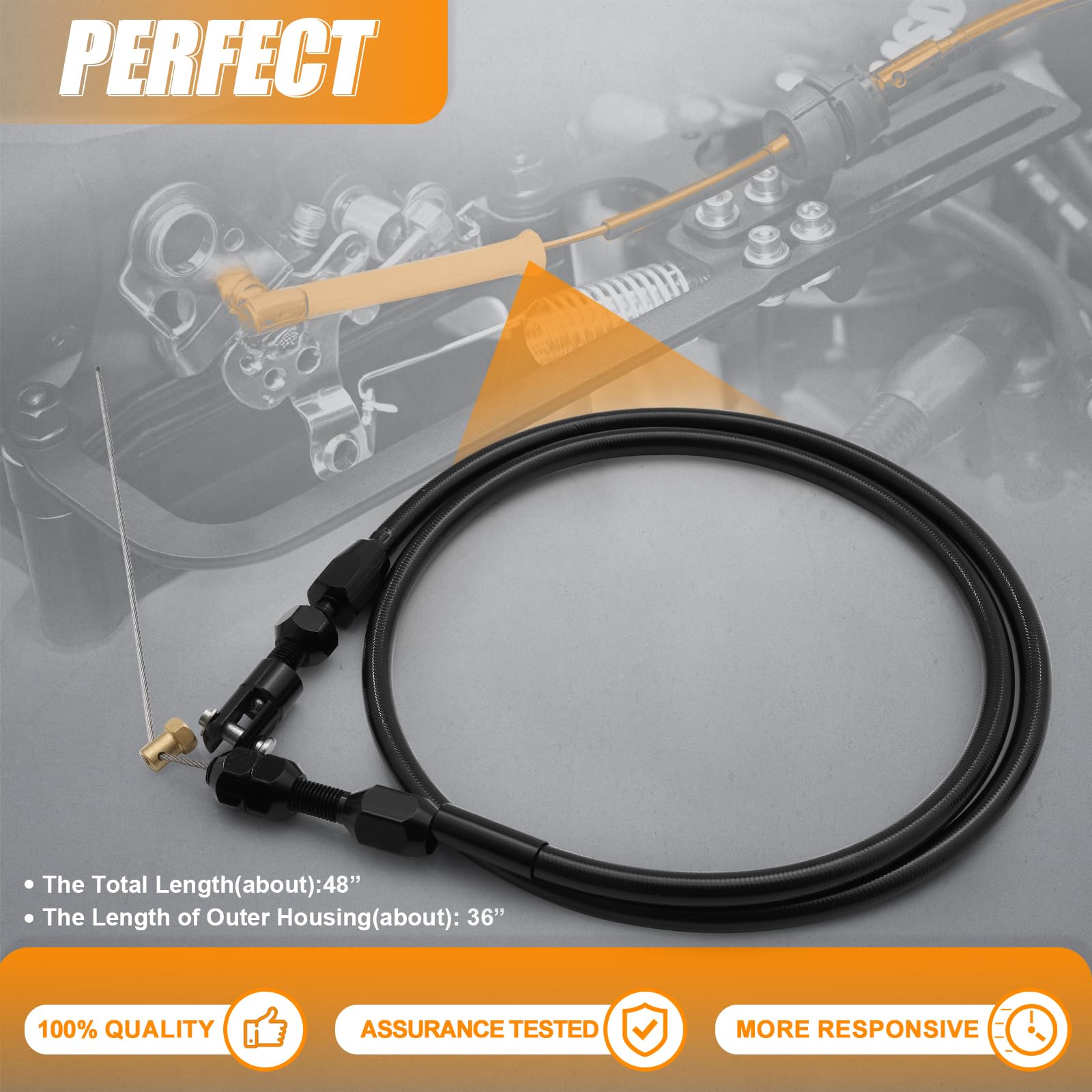 Daola888 LS throttle cable compatible with LS1 engines 1997–2007 for versatile LS swaps.