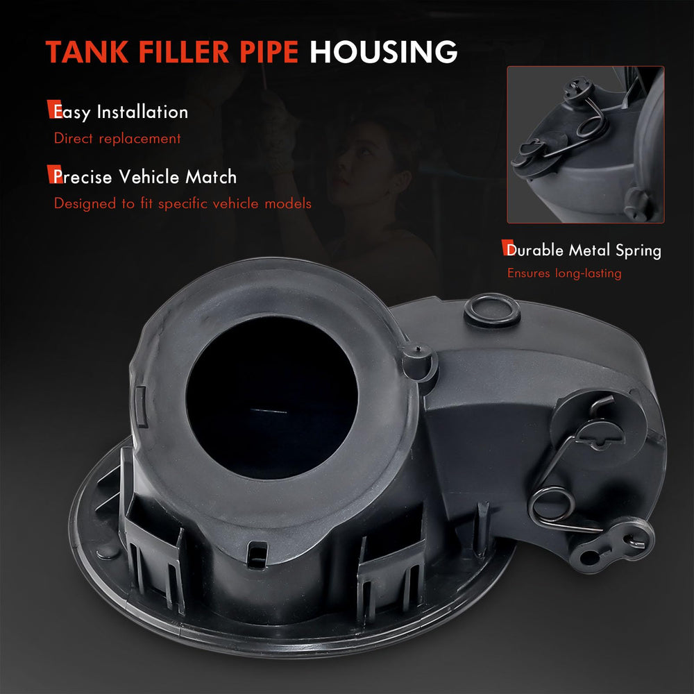 Daposhac part FL3Z-9927936-A compatible fuel door housing.