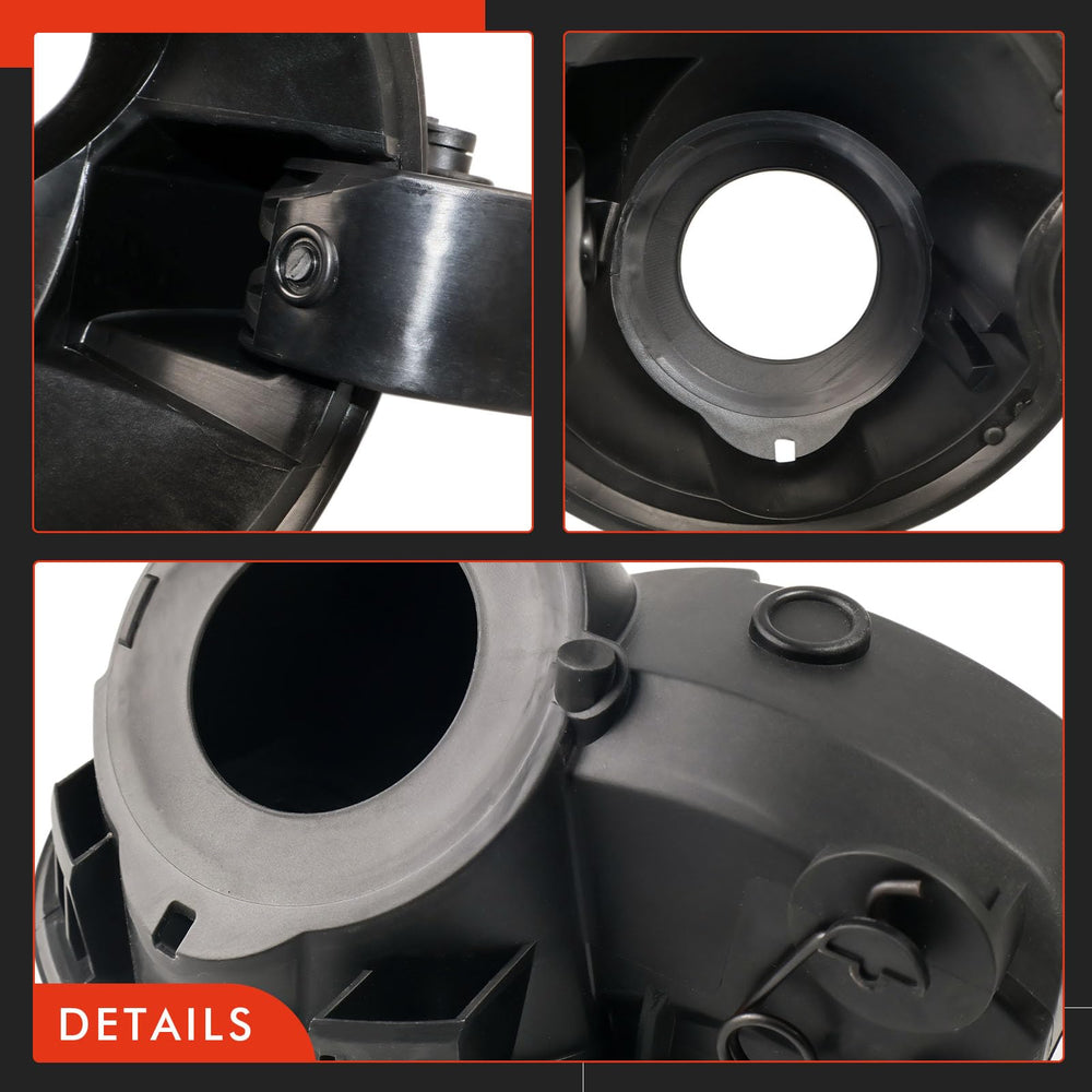 Daposhac OEM-standard fuel door housing, factory-like fit and function.