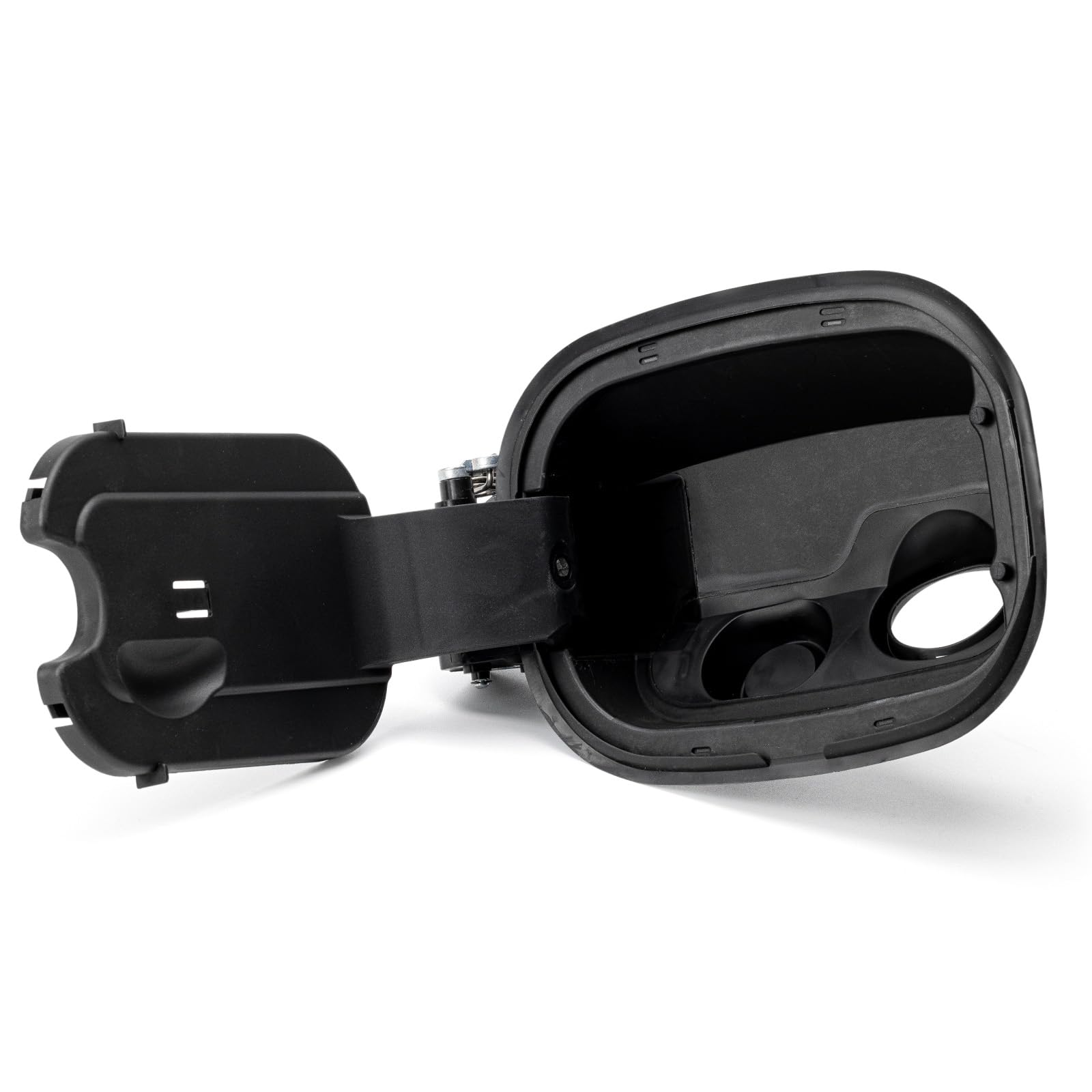 Daposhac Silverado fuel door housing front view shows OEM-style fit and durability.