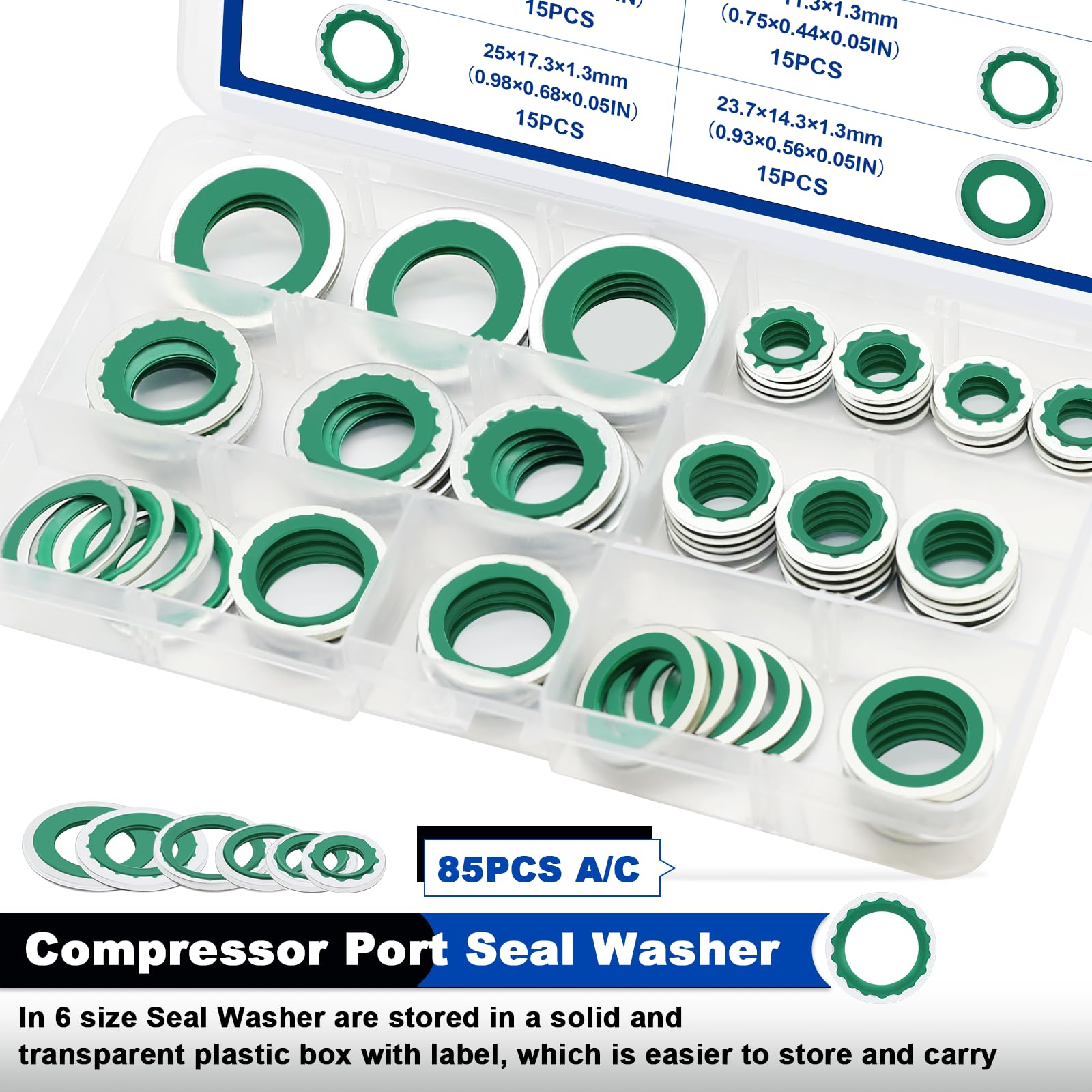 Daptemn 28.5x15.2x1.3mm washer size ready for AC port repair.