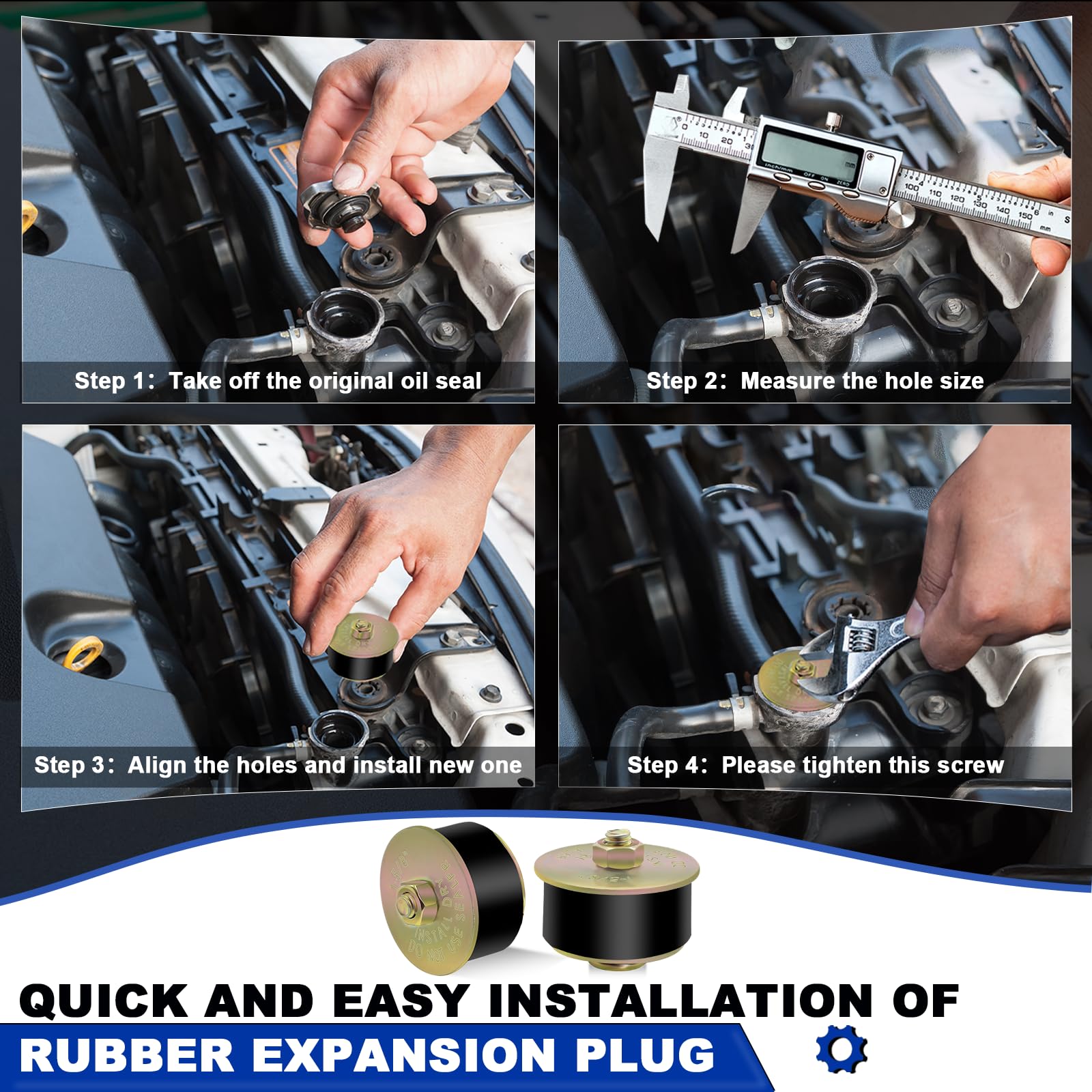 Daptemn case stores all 16 plugs neatly for quick engine work.