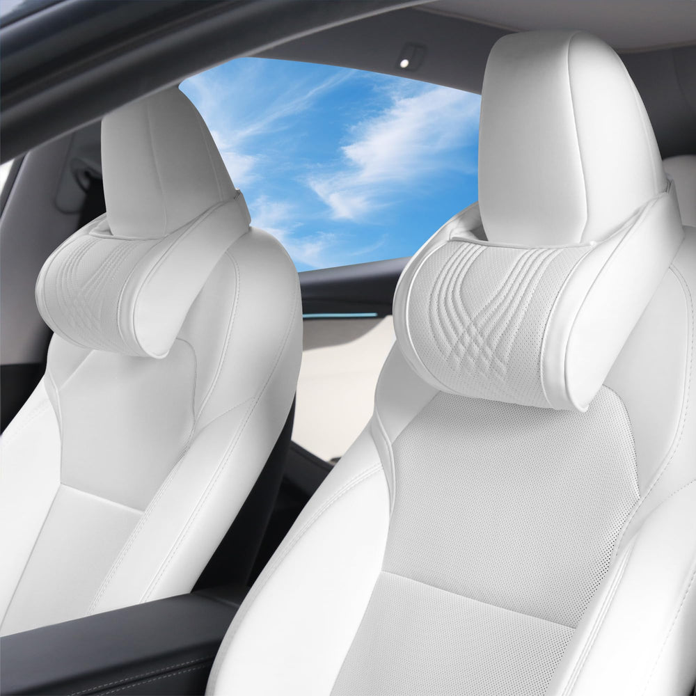Dapucarin memory foam headrest pillow offers ergonomic support for long drives