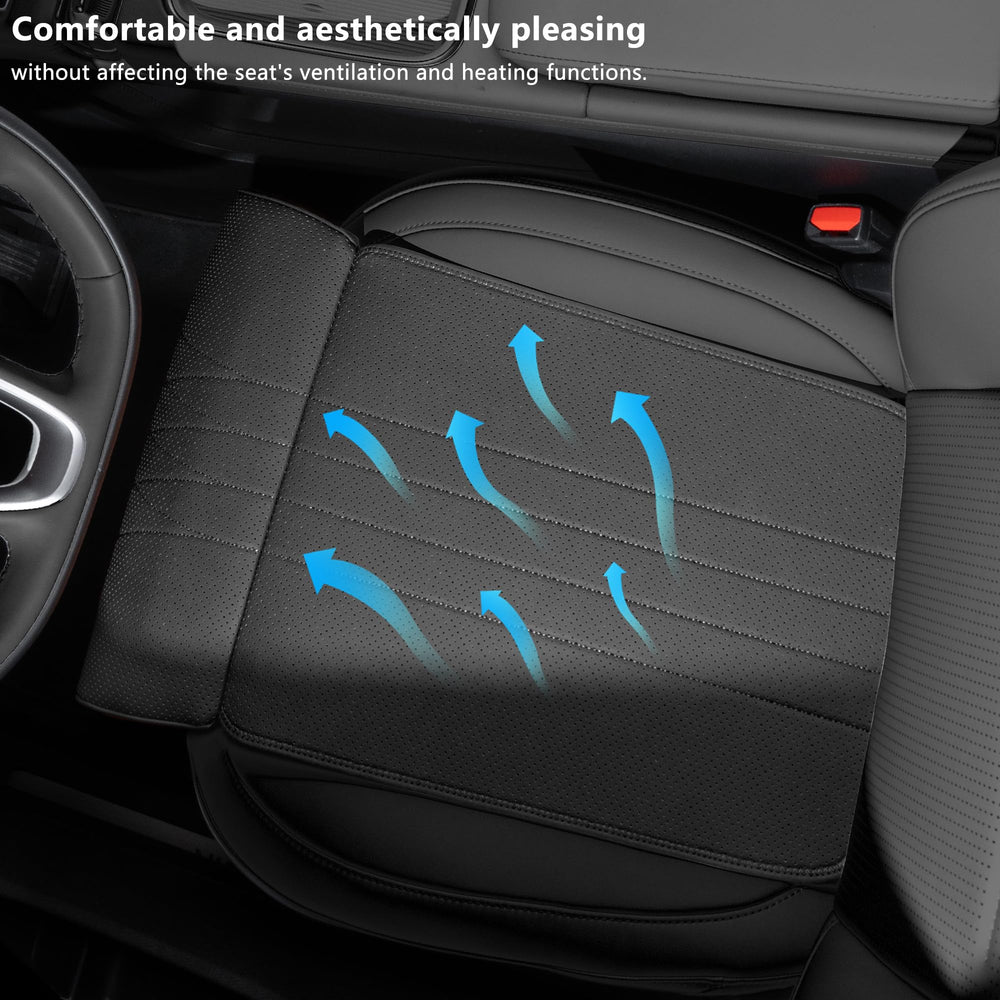 Dapucarin leather breathable cover keeps seats cool and fresh