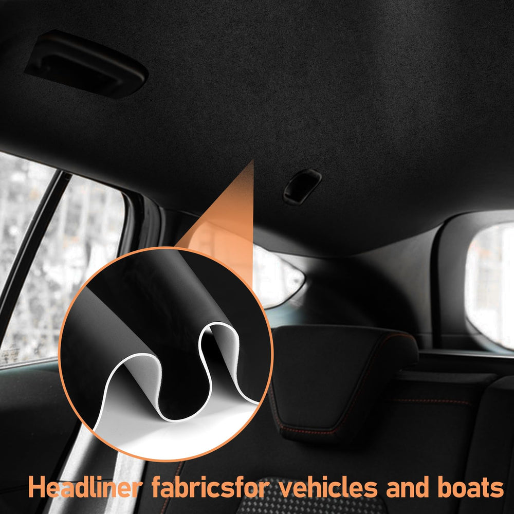 Finished Dapuri black headliner boosts cabin style and comfort.