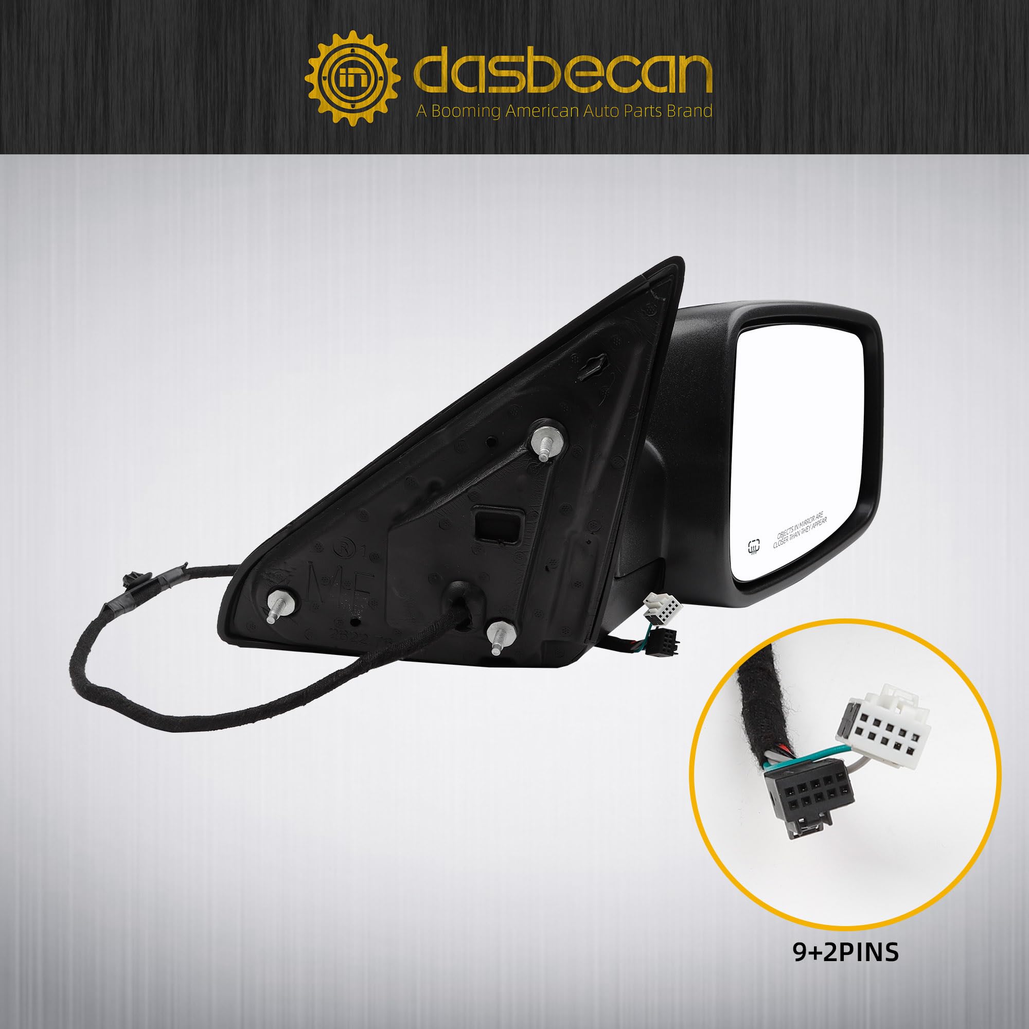 Dasbecan plug-and-play installation guide for Ram mirror replacement