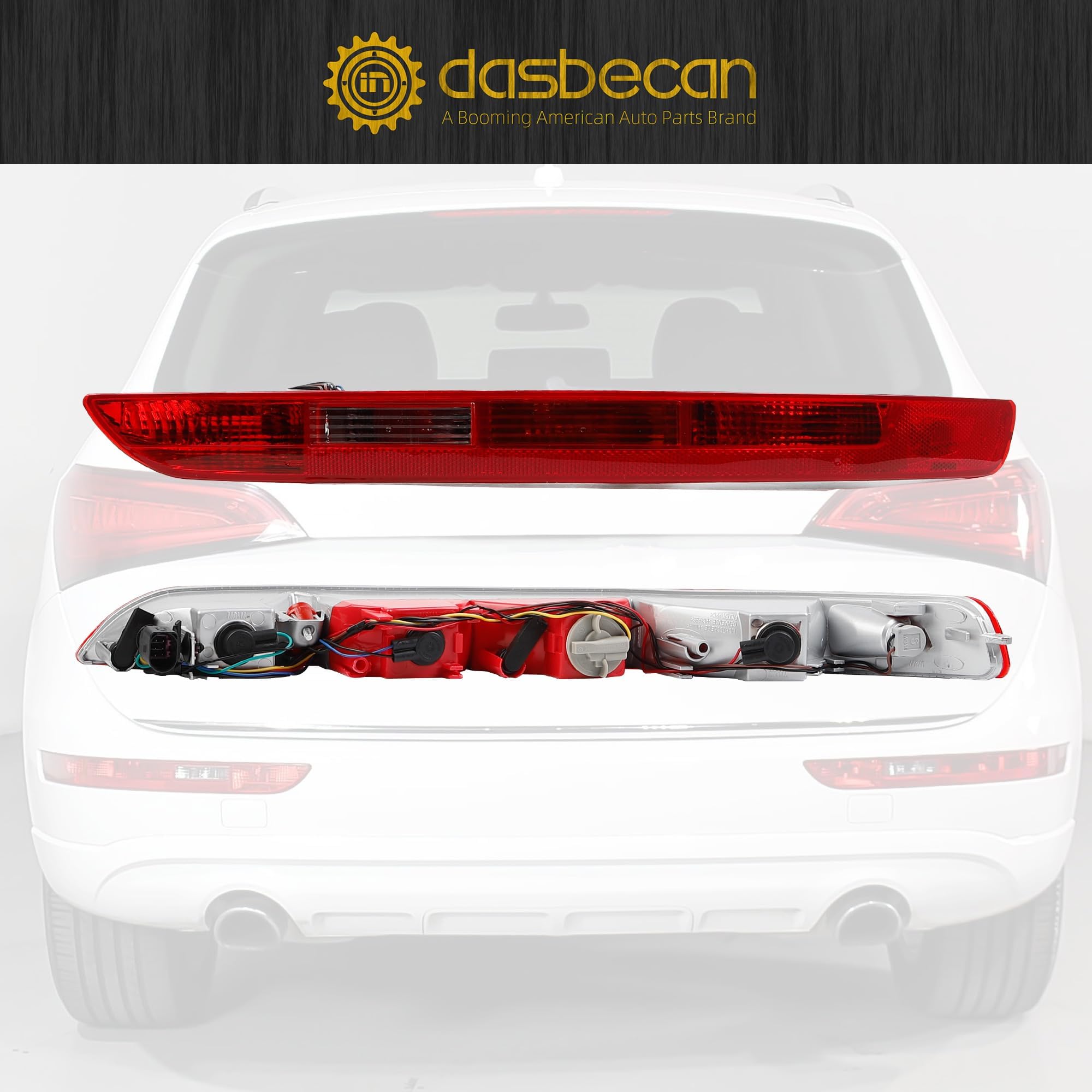 Dasbecan Audi Q5 rear brake light for reliable signaling