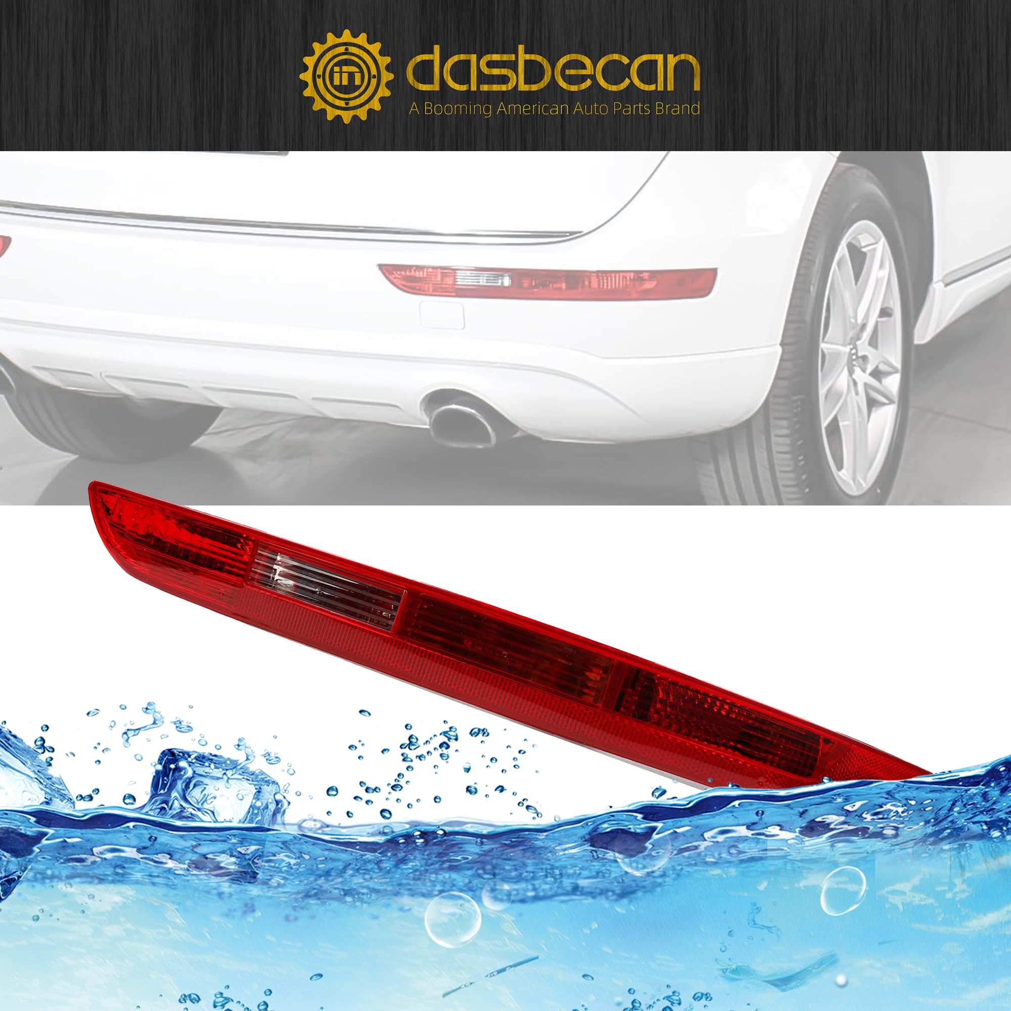 Dasbecan Audi Q5 side light assembly with plug-and-play install