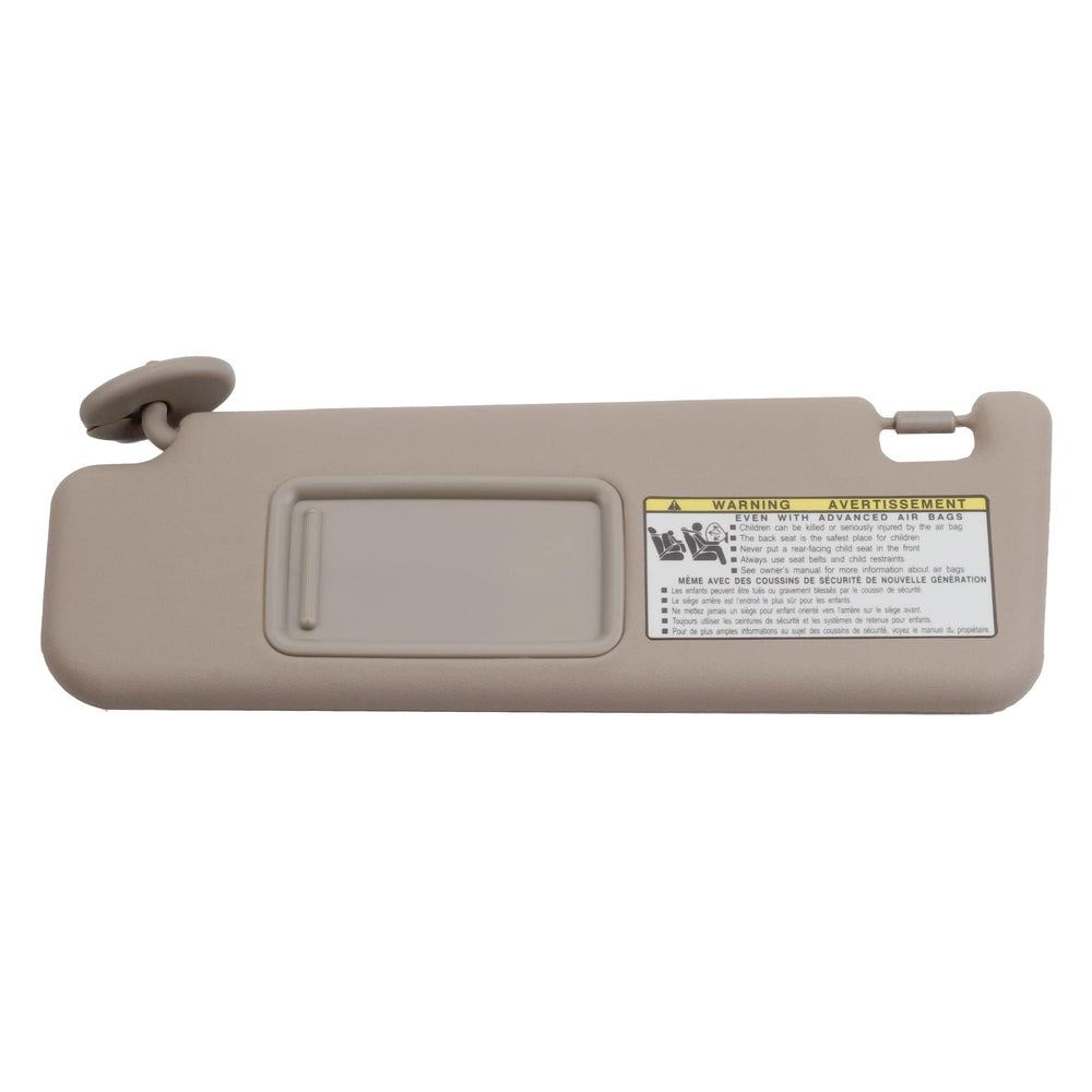 Dasbecan beige left driver side sun visor beige color match for interiors