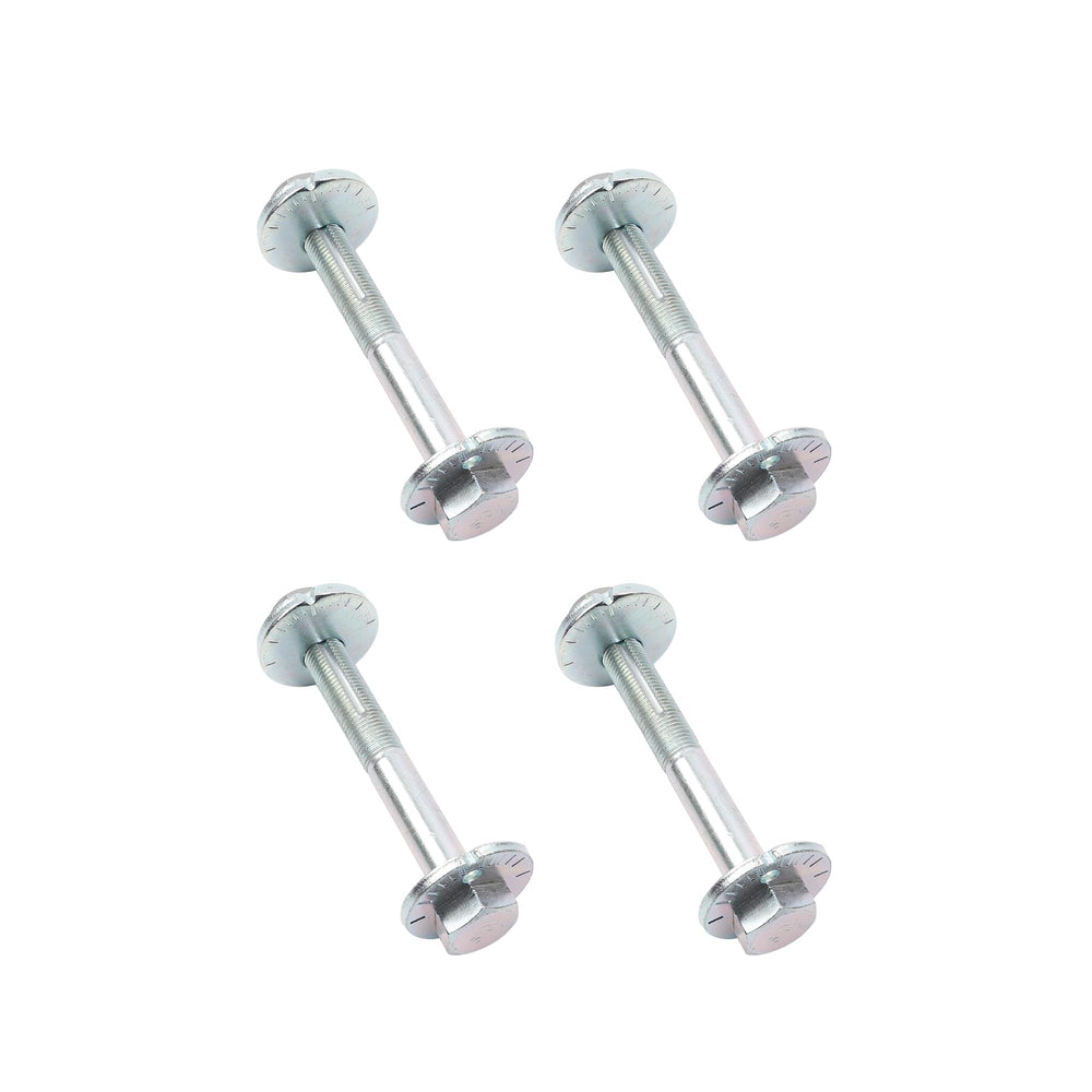 Dasbecan camber bolts for rear lower control arm setup, improves alignment consistency.