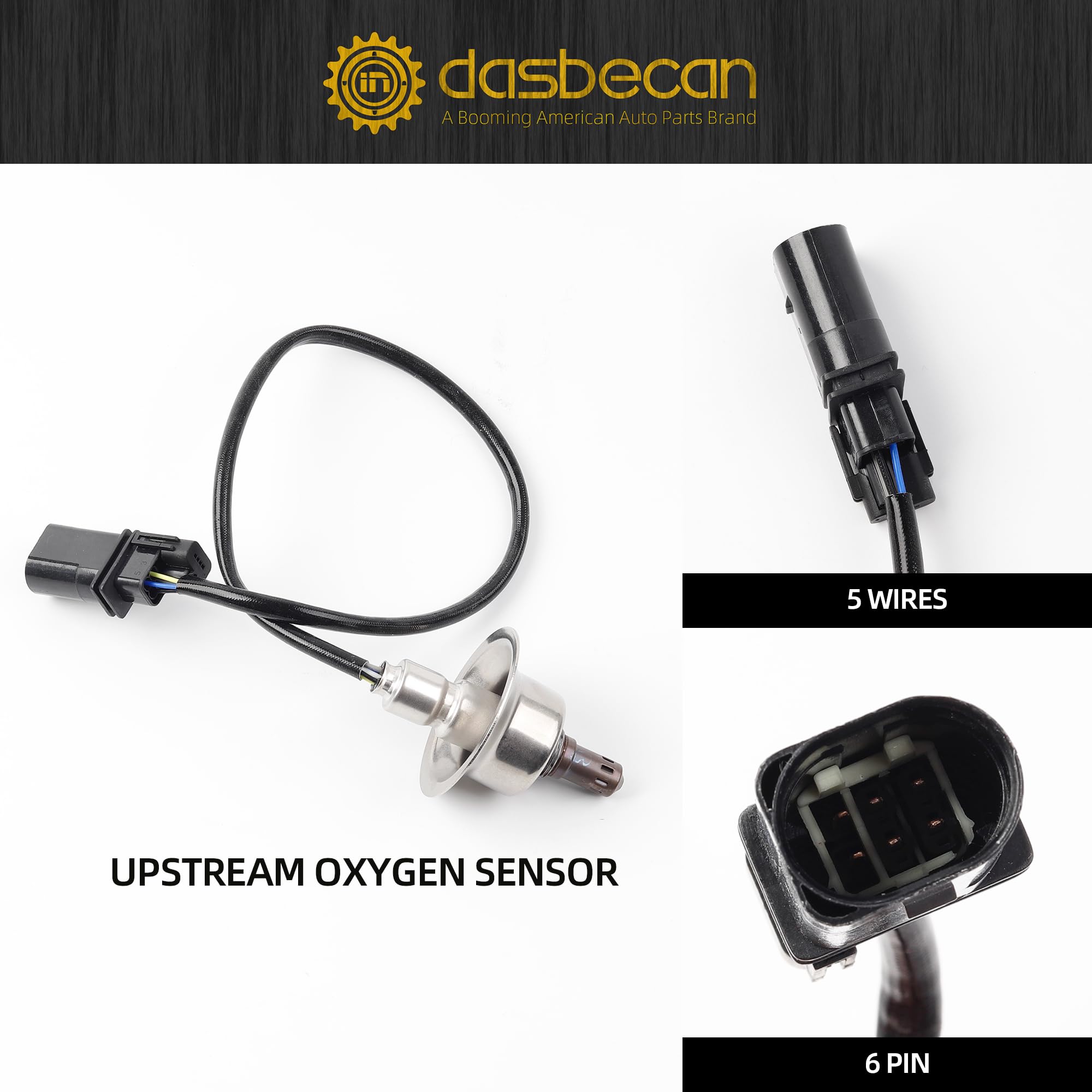 Dasbecan oxygen sensor compatibility for Kia Sorento 2.4 and related models.