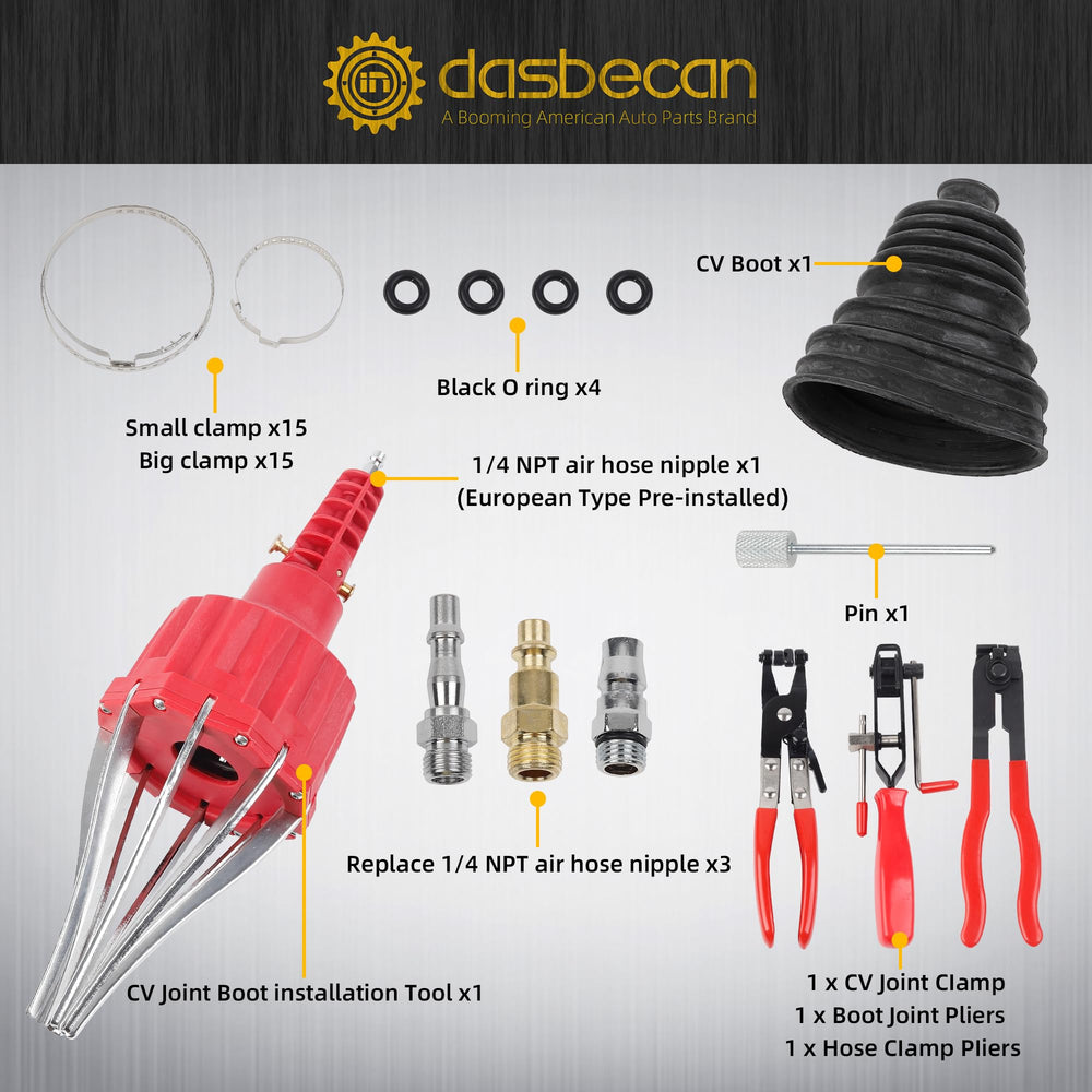 Dasbecan CV boot tool pliers ready for securing clamps