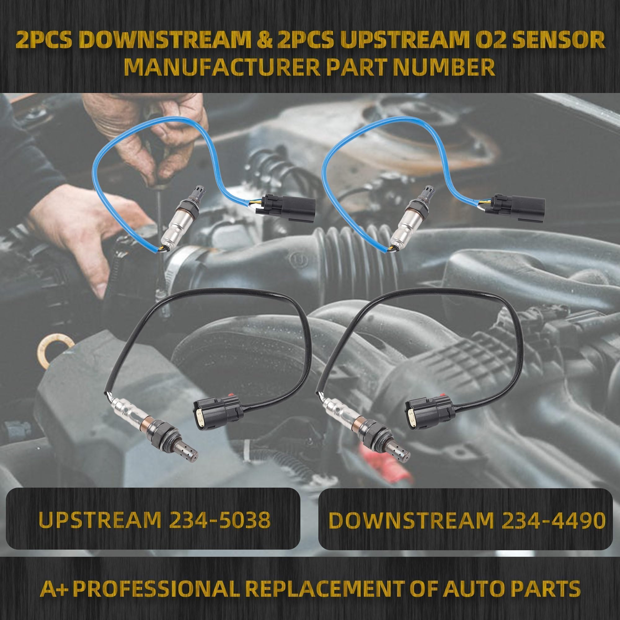 Dasbecan downstream oxygen sensor for Ford 3.7L V6 engines supports consistent exhaust sensing.