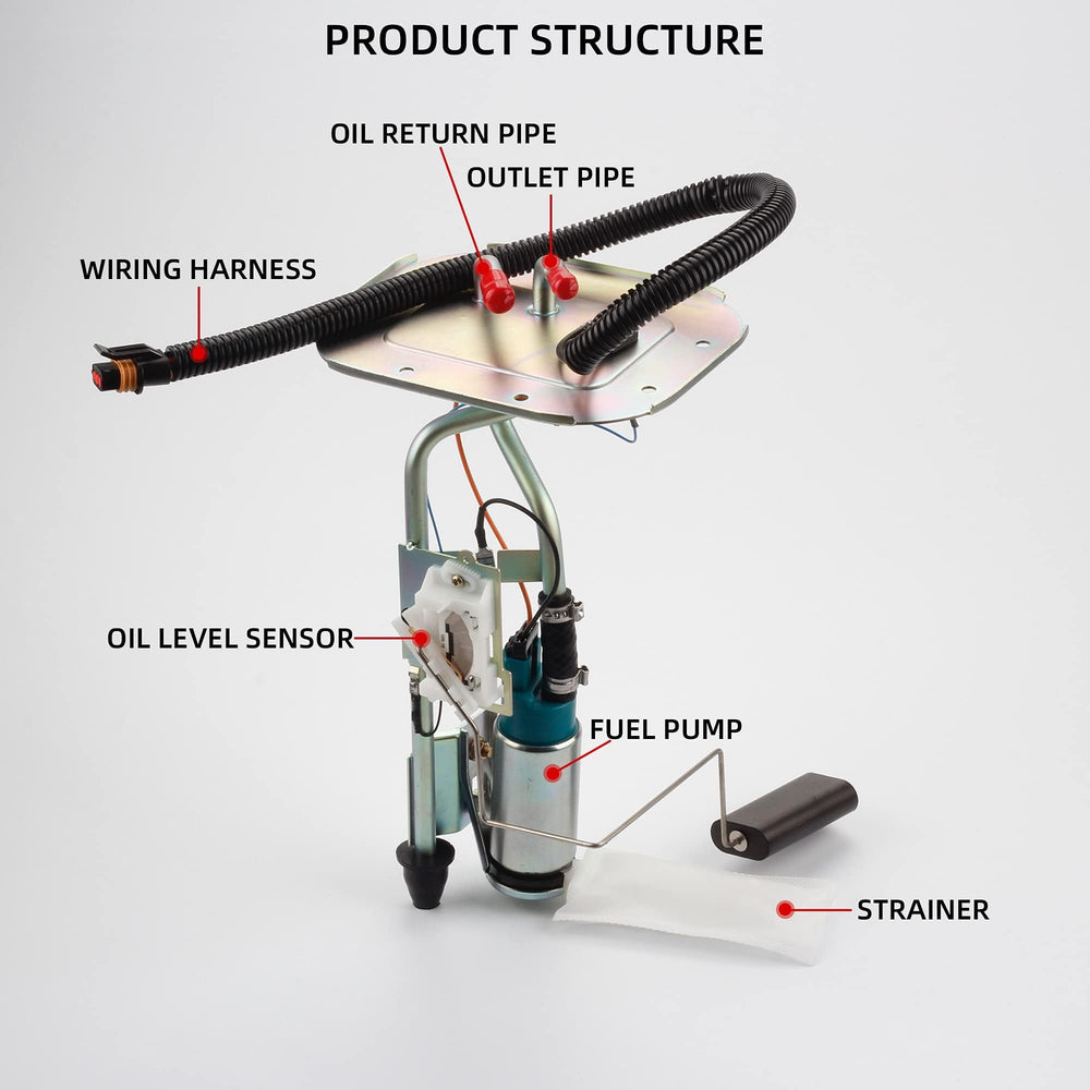 Dasbecan SP736H fuel pump wiring harness provides OEM connector compatibility for easy install.