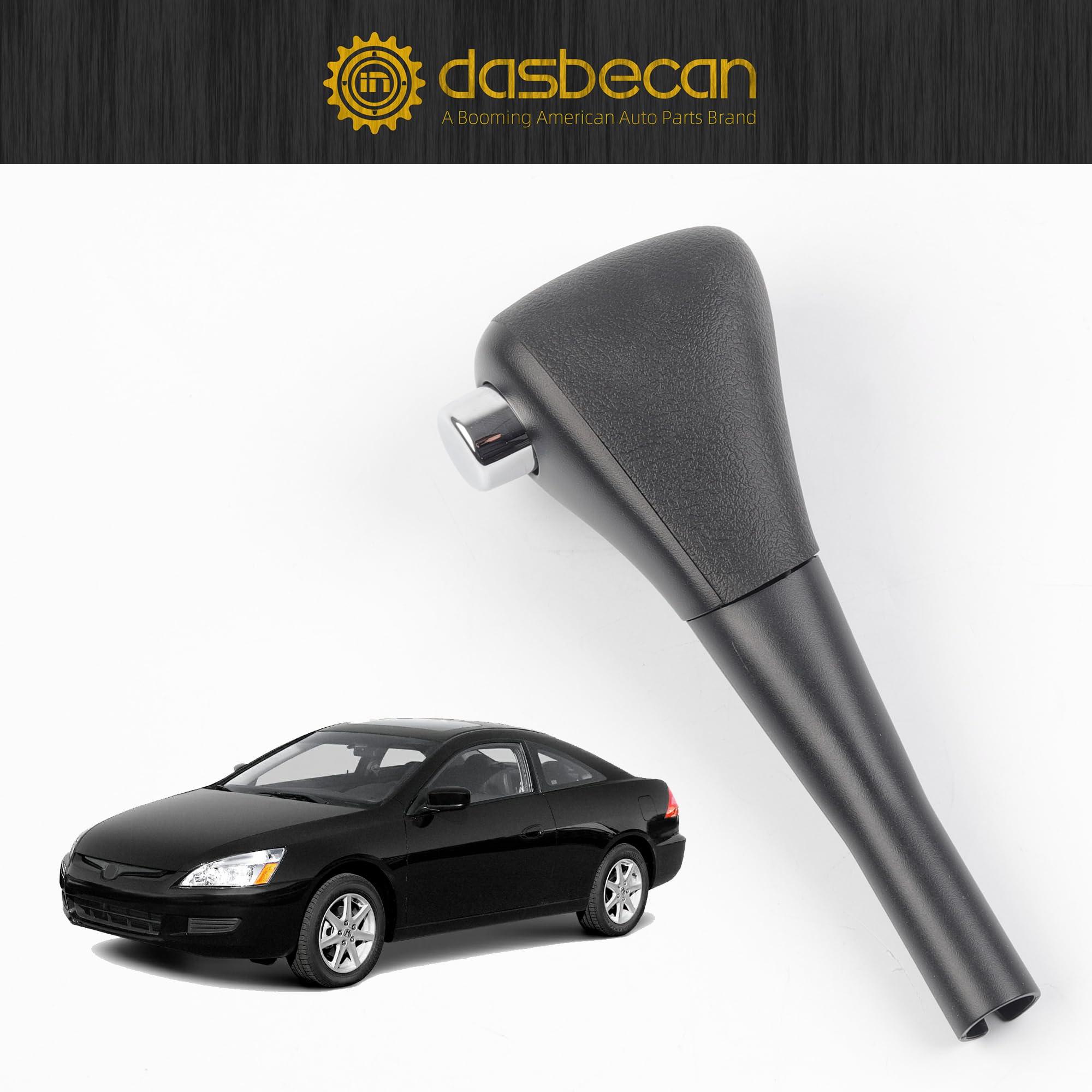 Dasbecan gear shifter knob close-up reveals wear-resistant finish